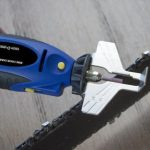 Ascutitor electric pentru lant de drujba, portabil, tensiune alimentare 12V domadi