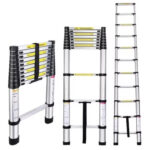 Scara telescopica aluminiu, 15 trepte, 4.4 metri Domadi
