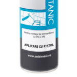 Adeziv poliuretanic pentru polistiren - aplicare cu pistol (750ml) Domadi
