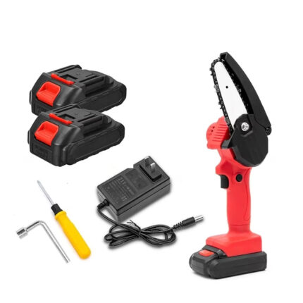 Mini drujba cu acumulator, 24V, 2000 mAP, 2 acumulatori, accesorii si valiza transport Domadi