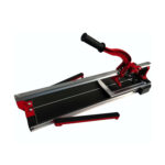 Aparat de taiat gresie si faianta cu laser, 600 x 19 mm, baza turnata, doua directii, cu rulmenti, maner armat Domadi