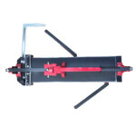Aparat de taiat gresie si faianta cu laser, 600 x 19 mm, baza turnata, doua directii, cu rulmenti, maner armat Domadi