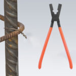 Cleste pentru legat fier beton, armatura, fierar-betonist, manoane cauciuc, lungime 250 mm Domadi
