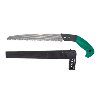 Fierastrau pentru pomi cu teaca, Lama din otel, maner ergonomic 240mm Domadi
