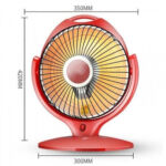Aeroterma 600W, cu lampa halogen Domadi
