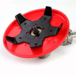 Disc motocoasa 5 lame, protectie, pentru sapat, plivit, tuns iarba, interior ax 25mm + Disc Motocoasa cu vidia 230MM 40T dinti, forma de farfurie, concava cu stangere usoara a ierbii, ALTAI Domadi