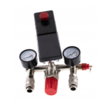 Presostat universal pt compresor, cu regulator de presiune si manometru Domadi