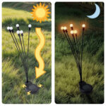 Lampă solară LED licurici 1 buc Domadi