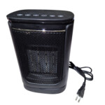 Aeroterma BG-H10 portabila cu incalzire rapida, 3 trepte, ceramica, telecomanda, oscilatie 70 grade, negru, control la distanta, timer 12 ore Domadi