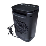 Aeroterma BG-H10 portabila cu incalzire rapida, 3 trepte, ceramica, telecomanda, oscilatie 70 grade, negru, control la distanta, timer 12 ore Domadi