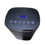 Aeroterma BG-H10 portabila cu incalzire rapida, 3 trepte, ceramica, telecomanda, oscilatie 70 grade, negru, control la distanta, timer 12 ore Domadi