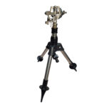Aspersor metalic pulsatoriu cu trepied, 38 cm inaltime, raza 24M Domadi