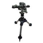 Aspersor metalic pulsatoriu cu trepied, 38 cm inaltime, raza 24M Domadi