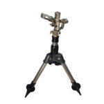 Aspersor metalic pulsatoriu cu trepied, 38 cm inaltime, raza 24M Domadi