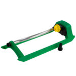 Aspersor oscilant metal cu plastic pentru gradina, 18 orificii, raza pulverizare de 10-15m, 460x150x140cm Domadi