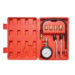 Tester compresie motoare benzina cu manometru mecanic 0-20 bar Domadi