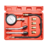 Tester compresie motoare benzina cu manometru mecanic 0-20 bar Domadi