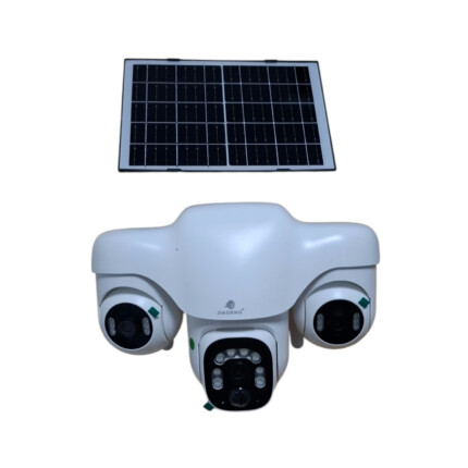 Cameră Supraveghere Solară WiFi 3 Obiective 6MP, USB-C Domadi